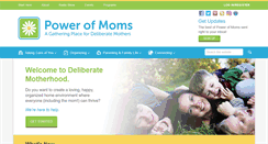 Desktop Screenshot of powerofmoms.com
